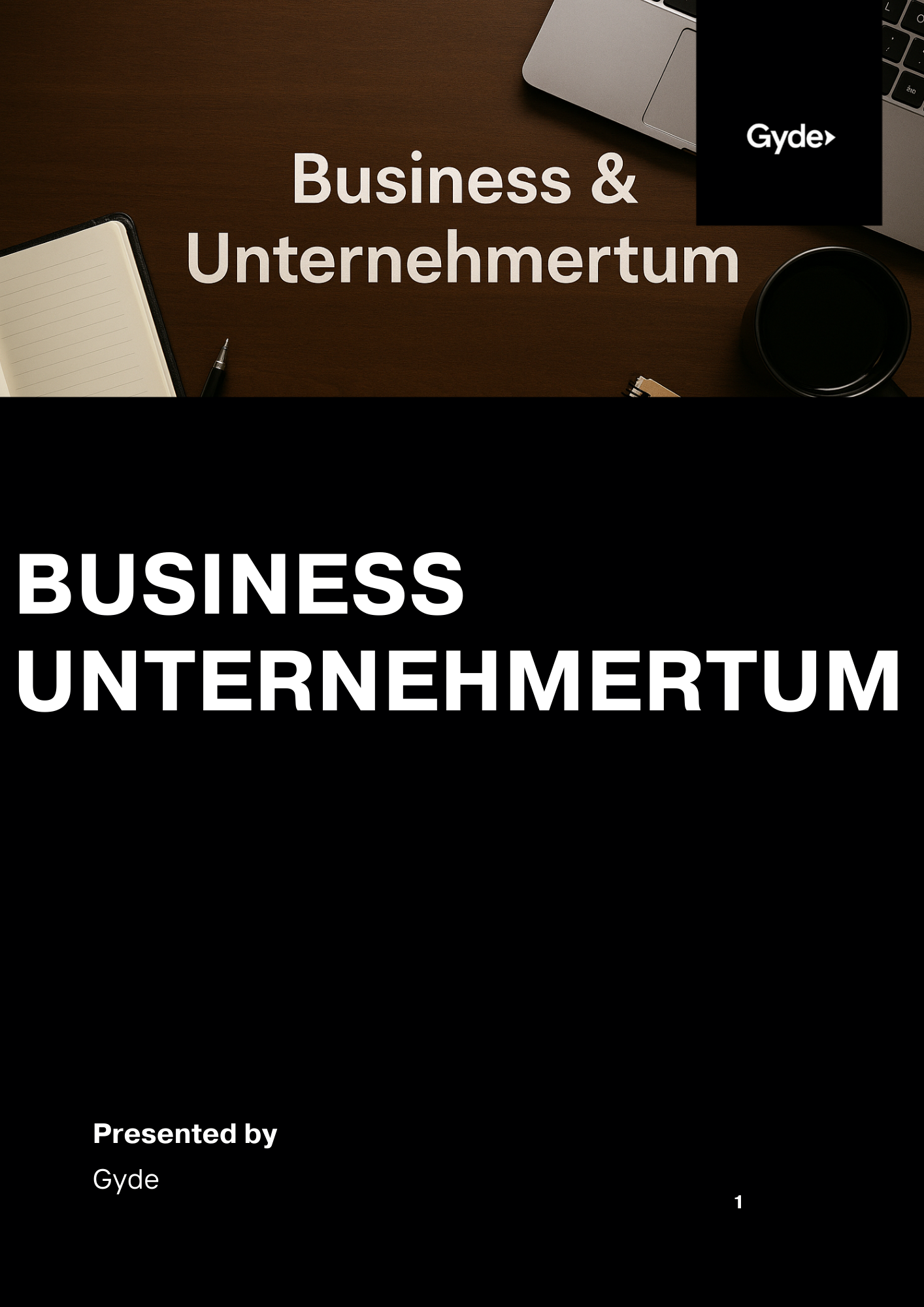 Business Unternehmertum
