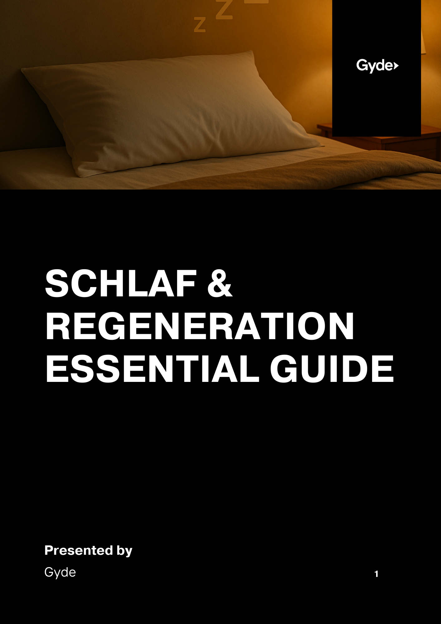 Schlaf & Regeneration  Essential Guide